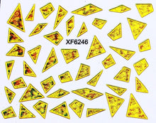 Load image into Gallery viewer, Purple Waterproof 3D nail Art Stickers Water Transfer DIY Irregular design Nail Tips Accessory Decoration Tool XF6254B