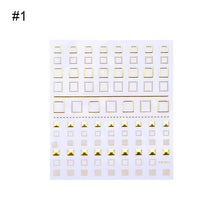 Load image into Gallery viewer, 3D Nail Sticker Gem Rhinestone Self Adhesive Transfer Decals Nail Art Decoration DIY Manicure Design