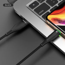 Load image into Gallery viewer, ROCK 3.1A Hi-Tensile USB Cable For Apple iPhone X XS 8 7 6 Plus Fast Charger Data Cable Charge Sync 100CM 200CM