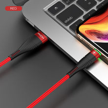 Load image into Gallery viewer, ROCK 3.1A Hi-Tensile USB Cable For Apple iPhone X XS 8 7 6 Plus Fast Charger Data Cable Charge Sync 100CM 200CM