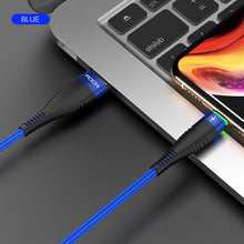Load image into Gallery viewer, ROCK 3.1A Hi-Tensile USB Cable For Apple iPhone X XS 8 7 6 Plus Fast Charger Data Cable Charge Sync 100CM 200CM