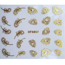 Load image into Gallery viewer, Lovely 3D flower design Water Transfer Nails Art Sticker decals girl women manicure tools Nail Wraps Decals