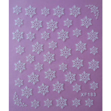 Load image into Gallery viewer, Lovely 3D flower design Water Transfer Nails Art Sticker decals girl women manicure tools Nail Wraps Decals