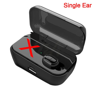 H&A New Bluetooth Earphone 8D Stereo Wireless Earbuds Mini Wireless Earphone Headset with 3500mAh Power Bank Earphone Headphone