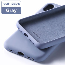 Load image into Gallery viewer, Ugreen Case For iPhone 7 8 X XS XR Case Black Blue Silicone For Apple 1:1 Original iPhone 7 8 X XS Case For iPhone 7 Case