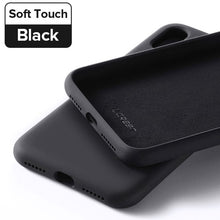 Load image into Gallery viewer, Ugreen Case For iPhone 7 8 X XS XR Case Black Blue Silicone For Apple 1:1 Original iPhone 7 8 X XS Case For iPhone 7 Case