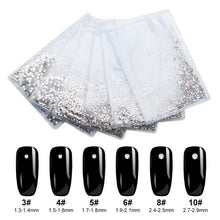 Load image into Gallery viewer, 1440pcs Clear Rhinestones Nail Crystal Rhinestones for Nails Design Gems Strass 3D Nail Art Decorations Nails Accessories CZ6094
