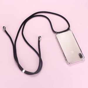 Strap Cord Chain Phone Elegant Necklace Lanyard Mobile Phone Case for Carry Cover  Case to Hang For iPhone XS Max XR X 7Plus