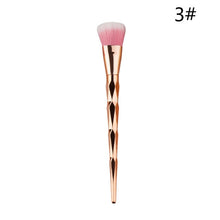 Load image into Gallery viewer, 1pcs Diamond Shape Rainbow Handle Makeup Brushes Set Foundation Powder Blush Eye Shadow Lip Brushes Face Beauty Makeup Tools Kit