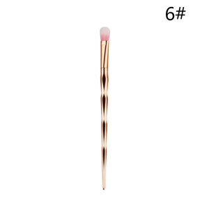 1pcs Diamond Shape Rainbow Handle Makeup Brushes Set Foundation Powder Blush Eye Shadow Lip Brushes Face Beauty Makeup Tools Kit