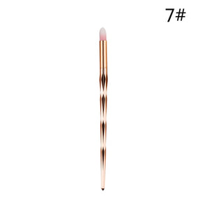 1pcs Diamond Shape Rainbow Handle Makeup Brushes Set Foundation Powder Blush Eye Shadow Lip Brushes Face Beauty Makeup Tools Kit