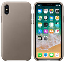 Load image into Gallery viewer, 1:1 Official LOGO Original Real Leather Case for iphone 7 8 plus X XS XR XS MAX Genuine Leather Cover With Retail package