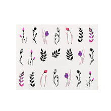 Load image into Gallery viewer, Mtssii 3D Nail Stickers Embossed Pink Flowers Gold Silver Alloy Dream Catcher Design Nail Art Decal Tips Stickers Sheet Manicure