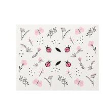 Load image into Gallery viewer, Mtssii 3D Nail Stickers Embossed Pink Flowers Gold Silver Alloy Dream Catcher Design Nail Art Decal Tips Stickers Sheet Manicure