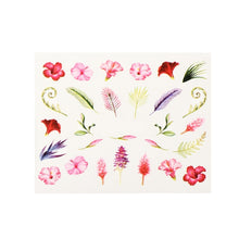 Load image into Gallery viewer, Mtssii 3D Nail Stickers Embossed Pink Flowers Gold Silver Alloy Dream Catcher Design Nail Art Decal Tips Stickers Sheet Manicure