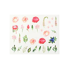 Load image into Gallery viewer, Mtssii 3D Nail Stickers Embossed Pink Flowers Gold Silver Alloy Dream Catcher Design Nail Art Decal Tips Stickers Sheet Manicure