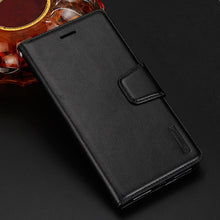 Load image into Gallery viewer, Hanman for iPhone XS Max XR X 6S 7 8 Plus 5S Book Style Retro Sheepskin Leather Wallet Back Cover Case + Stand Holder Card Slot