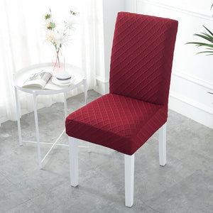 2019 Thick Material Stretch Chair Cover For Kitchen/Wedding Elastic Chair Covers Spandex Dining Room Chair Cover With Back