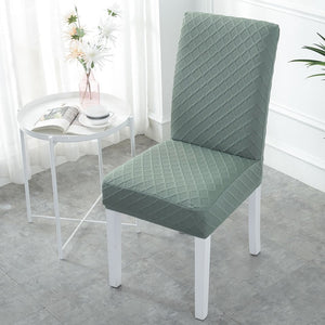 2019 Thick Material Stretch Chair Cover For Kitchen/Wedding Elastic Chair Covers Spandex Dining Room Chair Cover With Back