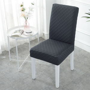 2019 Thick Material Stretch Chair Cover For Kitchen/Wedding Elastic Chair Covers Spandex Dining Room Chair Cover With Back