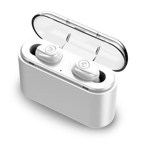 TWS Bluetooth True Wireless Earbuds Bluetooth Earphones Mini TWS Waterproof Headfrees with 2200mAh Power Bank For All Phone