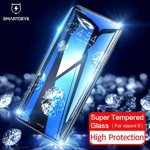 SmartDevil diamond tempered film Curved Film For Xiaomi Mi 9 Screen Protector 3D HD Explore Full Cover Film Tempered Glass