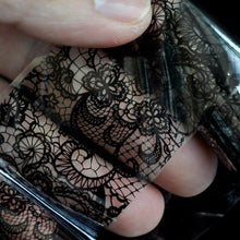 Load image into Gallery viewer, More Than 250 Design Beautiful Designed Nail Art Product Nail Glue transfer Foil Beautiful Flower Purple Orange GL30