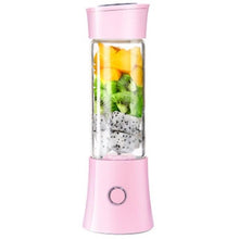 Load image into Gallery viewer, Portable Size 480ML Mini Portable USB Electric Juicer Fruit Mixer Mini Portable Juice Cup Water Handheld Smoothie Maker