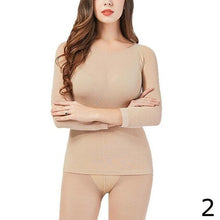 Load image into Gallery viewer, New Women Thermal Underwear Innerwear Set Ultra-thin High Elasticity Heat Underwear Foe Women Sexy Thermal Pijamas