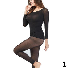 Load image into Gallery viewer, New Women Thermal Underwear Innerwear Set Ultra-thin High Elasticity Heat Underwear Foe Women Sexy Thermal Pijamas