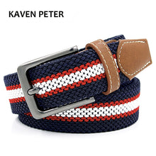 Load image into Gallery viewer, Braided Woven Elastic Stretch Belt 1-3/8'' Wide Hot Sales  Elastic Belt With Man Style From Factory Direct Sales Free Shipping