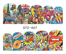 Load image into Gallery viewer, 1 Sheet Animal Black Cat Designs Nail Art Stickers Water Transfer Nail Tips Decal DIY Accessory Beauty Nail Decorations LASTZ459