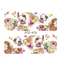 Load image into Gallery viewer, 1 Sheet Animal Black Cat Designs Nail Art Stickers Water Transfer Nail Tips Decal DIY Accessory Beauty Nail Decorations LASTZ459