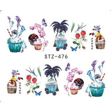 Load image into Gallery viewer, 1 Sheet Animal Black Cat Designs Nail Art Stickers Water Transfer Nail Tips Decal DIY Accessory Beauty Nail Decorations LASTZ459