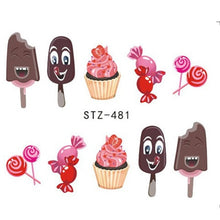 Load image into Gallery viewer, 1 Sheet Animal Black Cat Designs Nail Art Stickers Water Transfer Nail Tips Decal DIY Accessory Beauty Nail Decorations LASTZ459