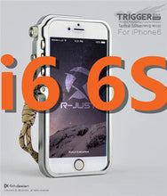 Load image into Gallery viewer, Trigger metal bumper for iphone X 7 8 5 5S SE 4 6 6S Plus 4thdesign premium Aviation Aluminum bumper phone case tactical edition