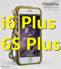 Load image into Gallery viewer, Trigger metal bumper for iphone X 7 8 5 5S SE 4 6 6S Plus 4thdesign premium Aviation Aluminum bumper phone case tactical edition