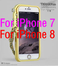 Load image into Gallery viewer, Trigger metal bumper for iphone X 7 8 5 5S SE 4 6 6S Plus 4thdesign premium Aviation Aluminum bumper phone case tactical edition