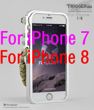 Load image into Gallery viewer, Trigger metal bumper for iphone X 7 8 5 5S SE 4 6 6S Plus 4thdesign premium Aviation Aluminum bumper phone case tactical edition