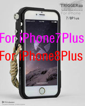 Load image into Gallery viewer, Trigger metal bumper for iphone X 7 8 5 5S SE 4 6 6S Plus 4thdesign premium Aviation Aluminum bumper phone case tactical edition
