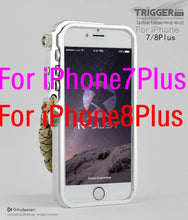 Load image into Gallery viewer, Trigger metal bumper for iphone X 7 8 5 5S SE 4 6 6S Plus 4thdesign premium Aviation Aluminum bumper phone case tactical edition