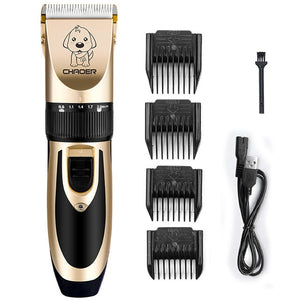 Professional Pet Dog Hair Trimmer Animal Grooming With Electric Nail Clippers Cat Cutter Machine Shaver Scissor Clipper 110-220V