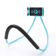 Load image into Gallery viewer, Lazy Bracket Universal Flexible Lazy Hanging on Neck Selfie Phone Holder 360 Rotating desk stand for iPhone 8 7 6 Samsung note 8