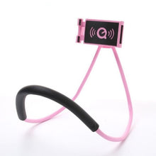 Load image into Gallery viewer, Lazy Bracket Universal Flexible Lazy Hanging on Neck Selfie Phone Holder 360 Rotating desk stand for iPhone 8 7 6 Samsung note 8