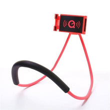 Load image into Gallery viewer, Lazy Bracket Universal Flexible Lazy Hanging on Neck Selfie Phone Holder 360 Rotating desk stand for iPhone 8 7 6 Samsung note 8