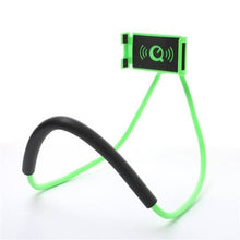 Load image into Gallery viewer, Lazy Bracket Universal Flexible Lazy Hanging on Neck Selfie Phone Holder 360 Rotating desk stand for iPhone 8 7 6 Samsung note 8