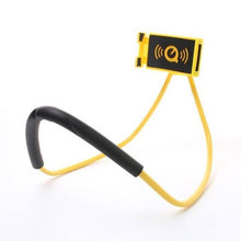 Load image into Gallery viewer, Lazy Bracket Universal Flexible Lazy Hanging on Neck Selfie Phone Holder 360 Rotating desk stand for iPhone 8 7 6 Samsung note 8