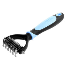 Load image into Gallery viewer, Pet Fur Knot Cutter Remove Rake Grooming Shedding Brush Comb Rake Dog Cat