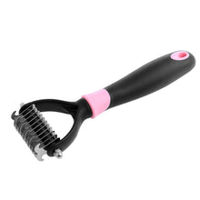 Load image into Gallery viewer, Pet Fur Knot Cutter Remove Rake Grooming Shedding Brush Comb Rake Dog Cat