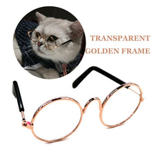 Load image into Gallery viewer, Funny Eye-wear Cat Glasses Cool Sunglasses For Small Dogs Halloween Cosplay Photos Props Pet Grooming Accessories Supplies